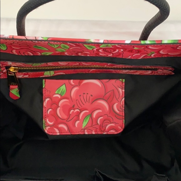 💯 Authentic Moschino Couture Red Leather Tote Bag - Picture 12 of 17